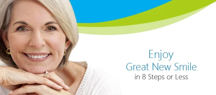 Enjoy A Great New Smile In 8 Steps Or Less